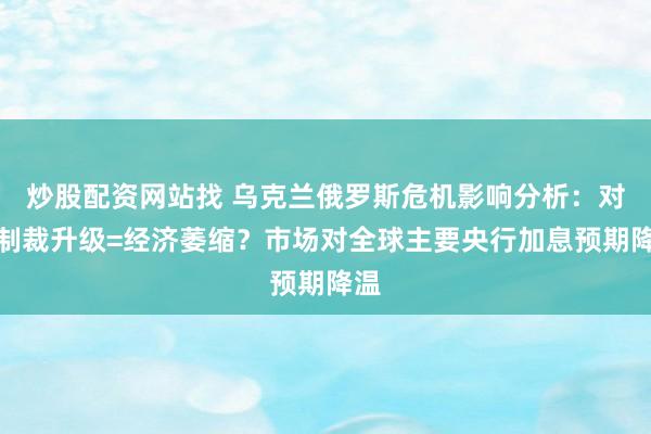 炒股配资网站找 乌克兰俄罗斯危机影响分析：对俄制裁升级=经济萎缩？市场对全球主要央行加息预期降温